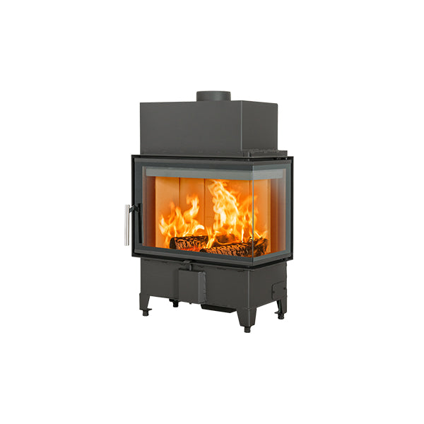 Scan 5003 FR Right Corner Sided Inset Wood Burning Stove