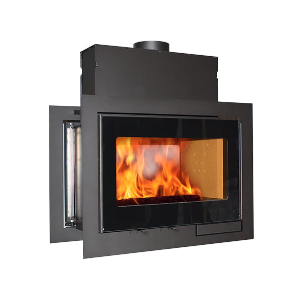 Scan DSA 12 Inset Wood Burning Stove Double Sided Built in Convector