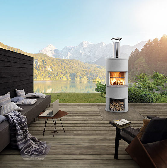 Nordpeis Roma Outdoor Fireplace