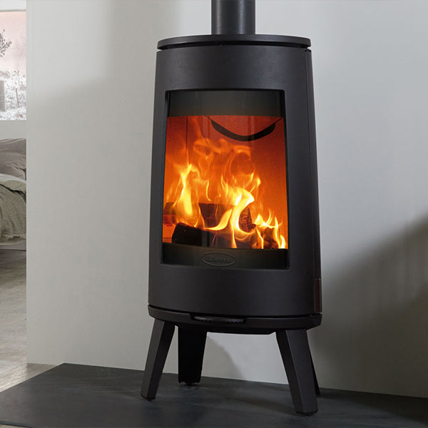 Dovre Bold 300 Wood Burning Stove Matt Black on Legs