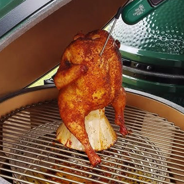 Big Green Egg Ceramic Chicken Roaster - Stove Supermarket