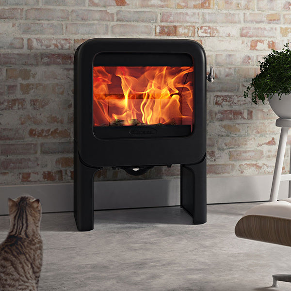 Dovre Rock 350  Wood Burning Stove with Tablet Stand