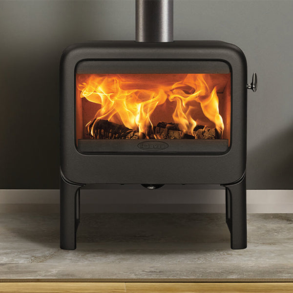 Dovre Rock 500 Wood Burning Stove with Table Stand