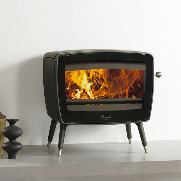 Dovre Vintage 50 Wood Burning Stove Matt Black with Legs