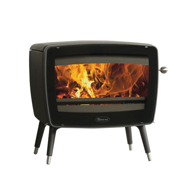 Dovre Vintage 50 Wood Burning Stove Matt Black with Legs